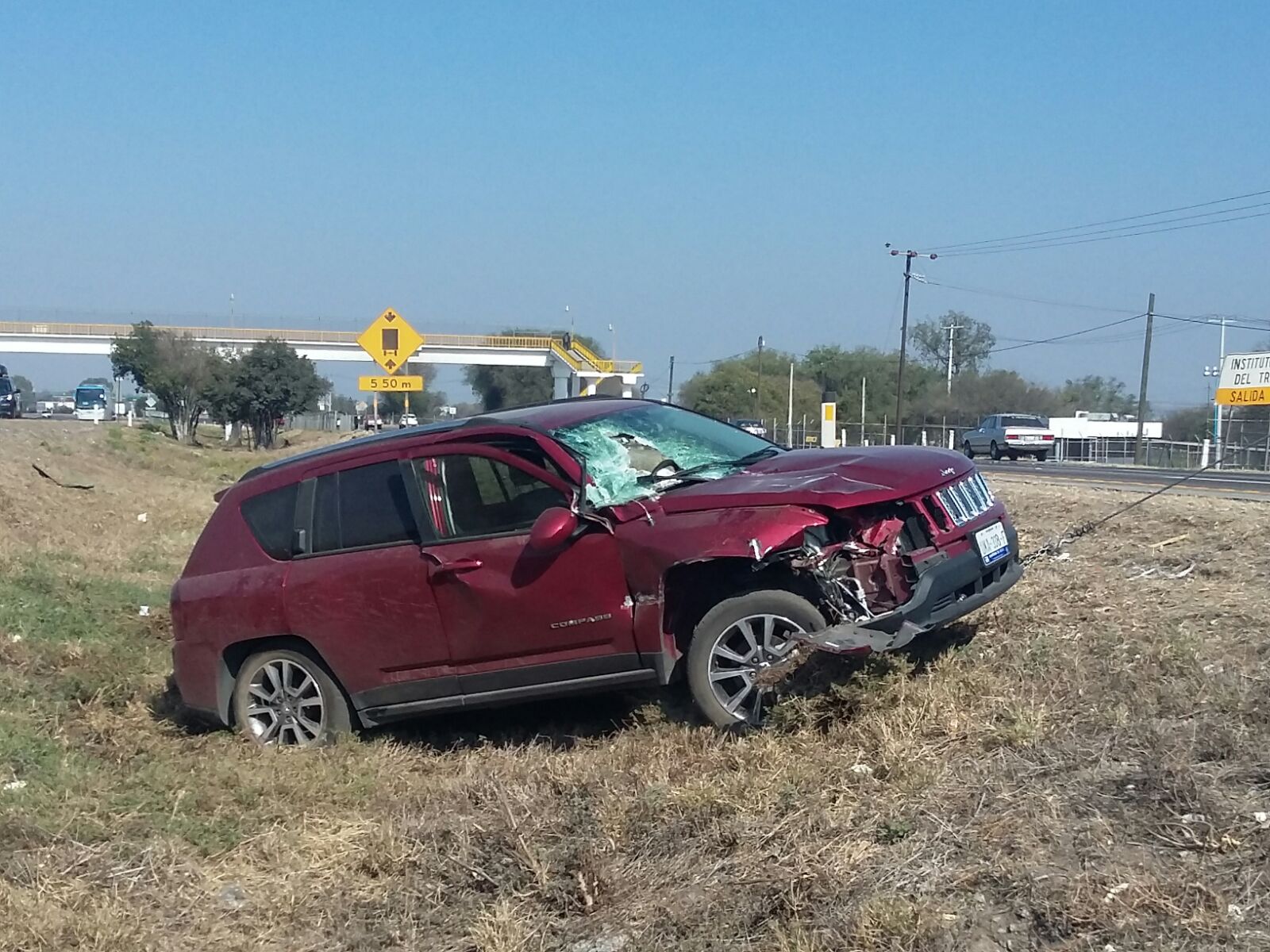 Dos lesionados y choque por alcance en la Querétaro México