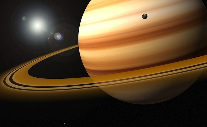 NASA muestra nueva imagen de Titán luna de Saturno