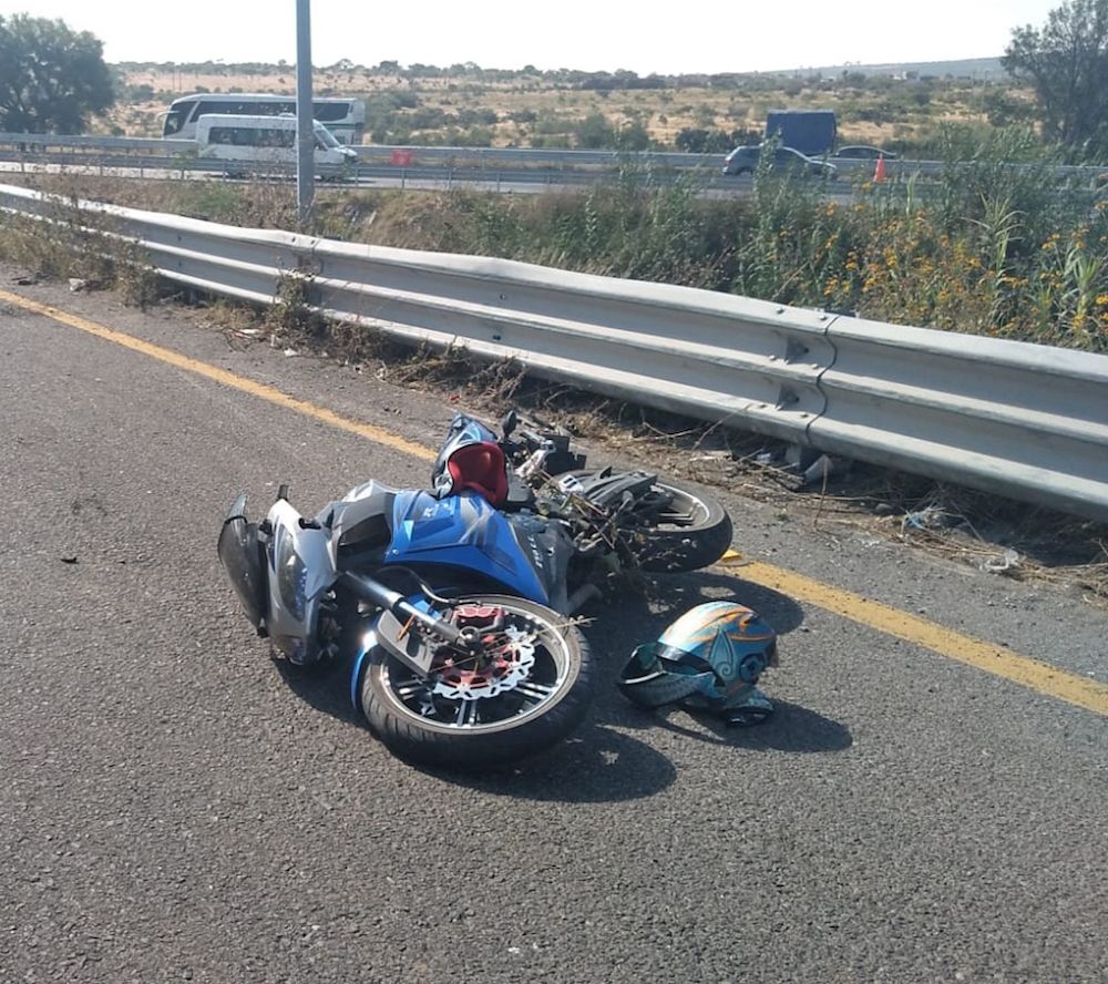 Trágica muerte de motociclista en San Juan del Río