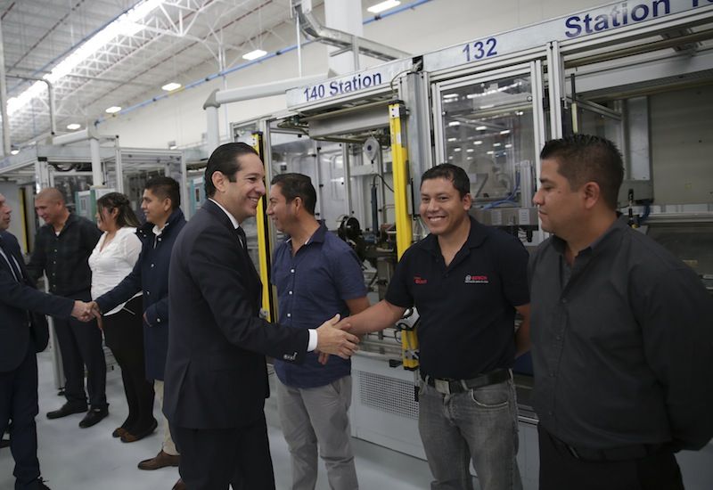 Gobernador Inaugura Planta Bosch En Queretaro