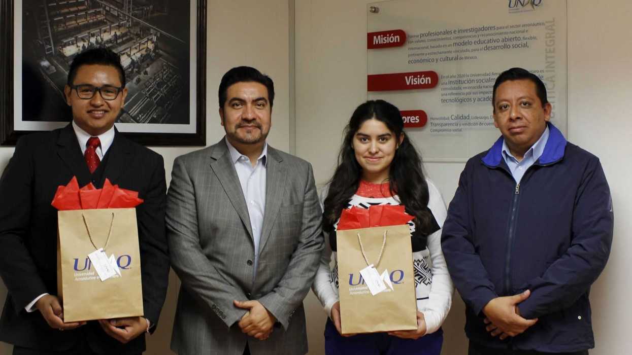 12 alumnos de la Universidad Tecnológica de Querétaro (UTEQ) resultaron becados por el programa MEXPROTEC.
