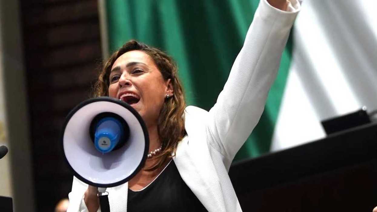 Abigail Arredondo Ramos, diputada federal del PRI, en la presentación de su Segundo Informe de Actividades Legislativas