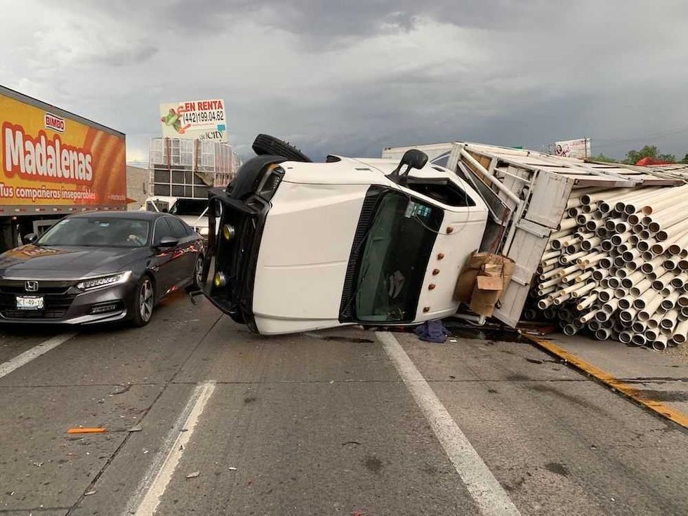 accidente autopista mexico queretaro 2