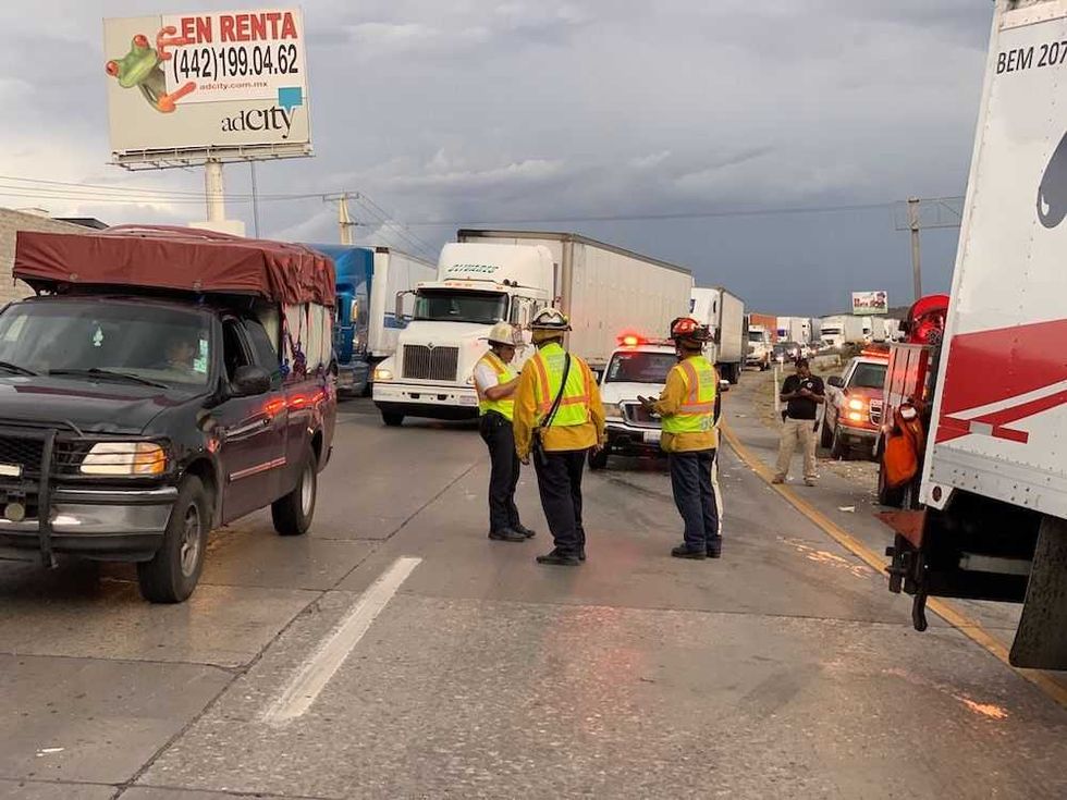 accidente autopista mexico queretaro 8