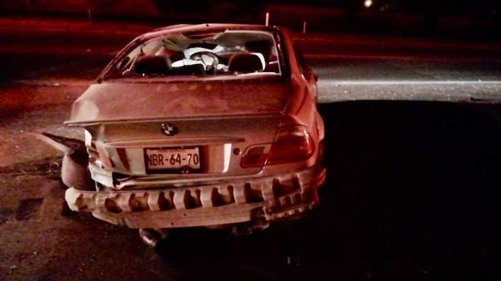 Accidente de BMW en la México Querétaro