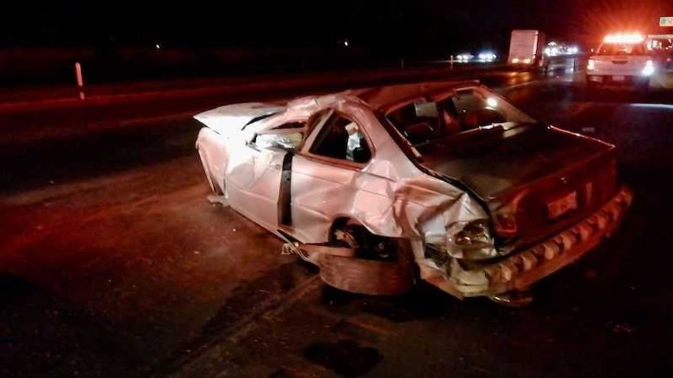 Accidente de BMW en la México Querétaro