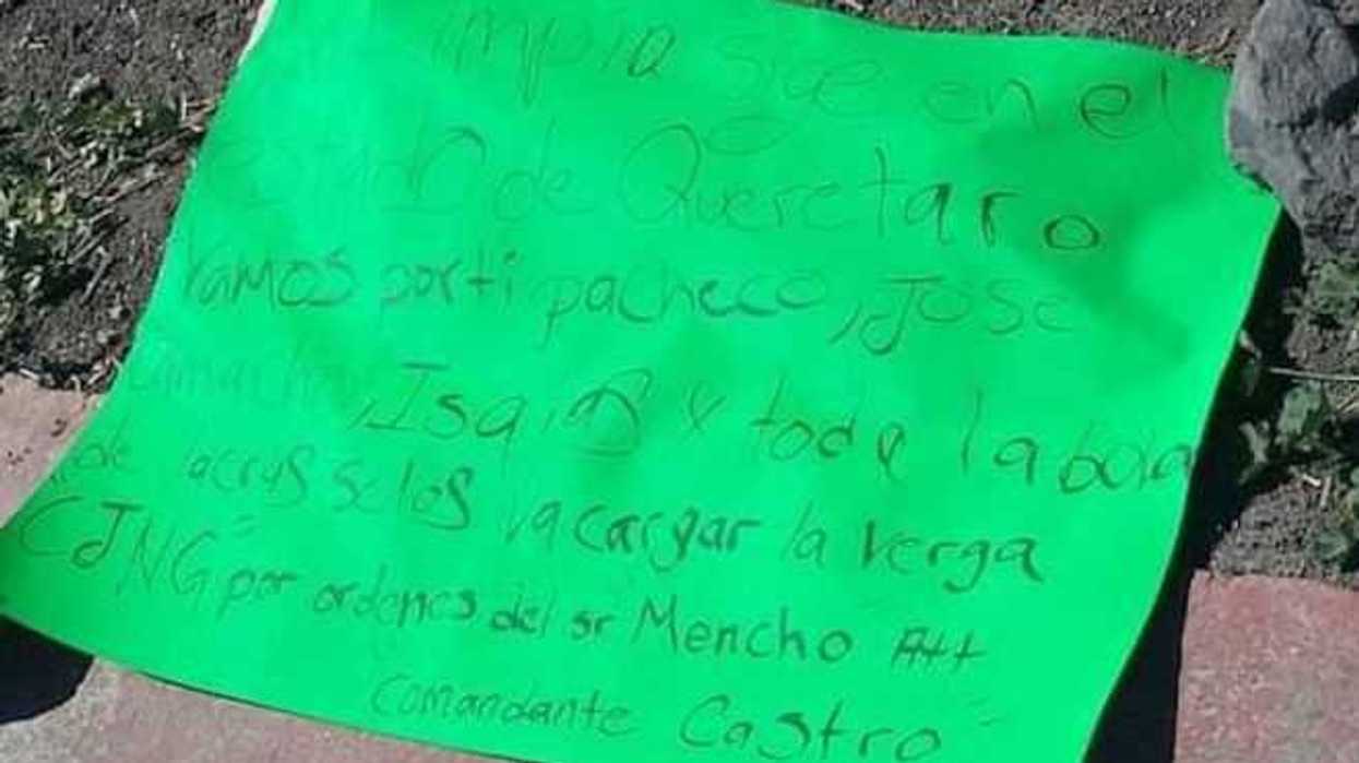 Advertencia del crimen podría desestabilizar la paz en Querétaro.