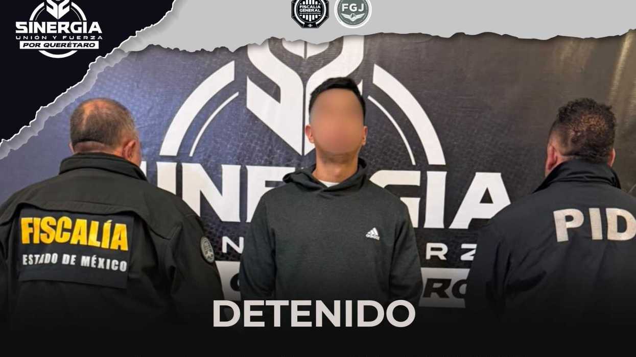 Agentes de la Policía de Investigación del Delito de Querétaro detienen a hombre requerido en Edomex
