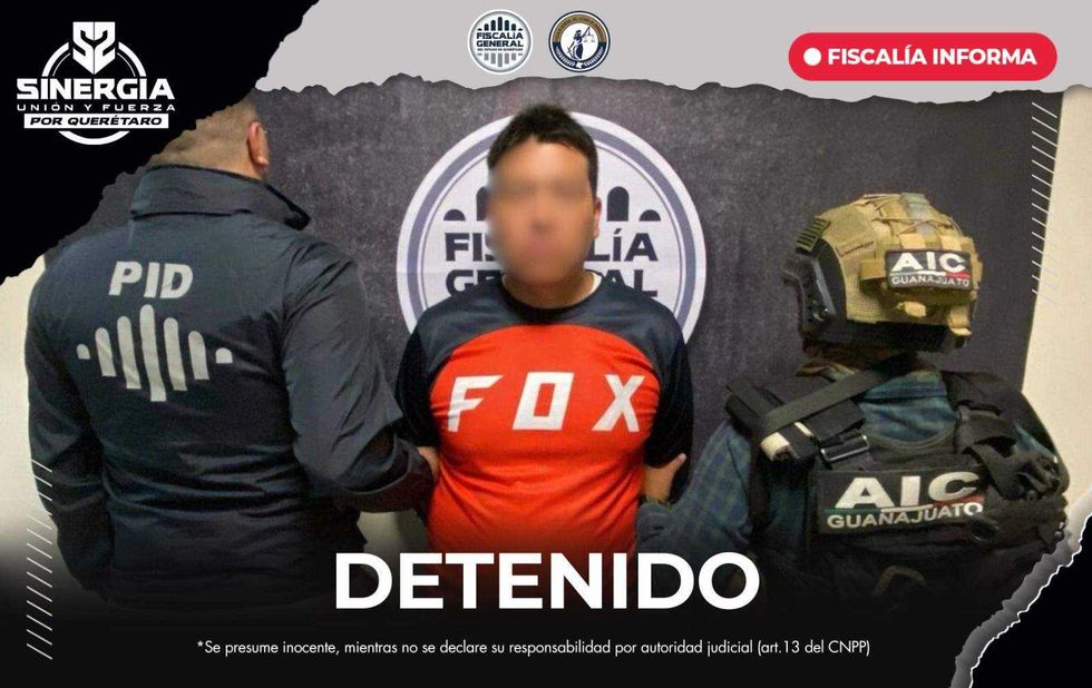 Agentes de la Policía de Investigación del Delito de Querétaro detienen a sospechoso acusado de secuestro agravado en Misión de Carrillo.