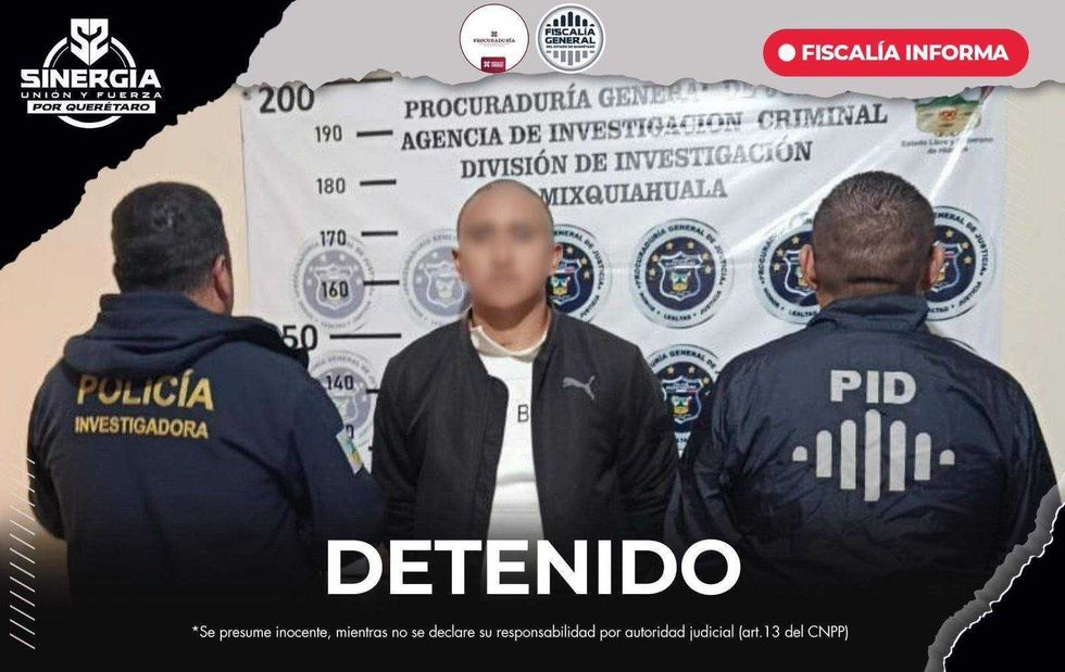 Agentes de la Policía de Investigación del Delito de Querétaro durante operativo de detención en colaboración interinstitucional.