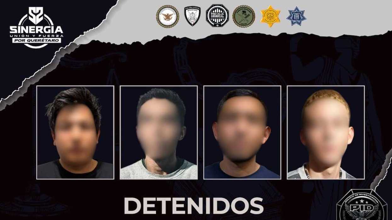 Agentes de la Policía de Investigación del Delito participan en cateos simultáneos de Sinergia en Querétaro.