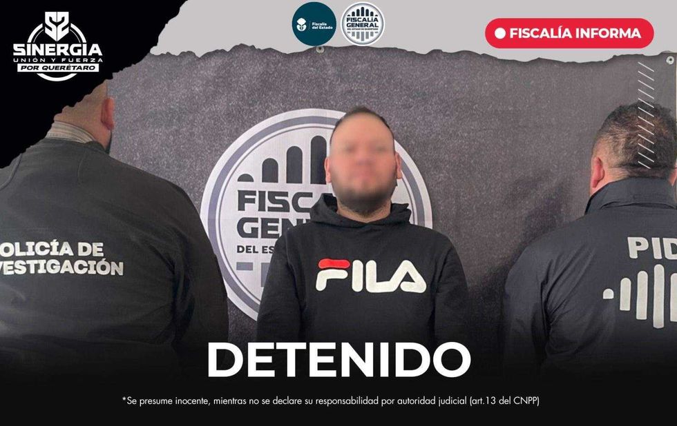 Agentes de Policía de Investigación de Querétaro durante operativo de captura por orden judicial de Jalisco.