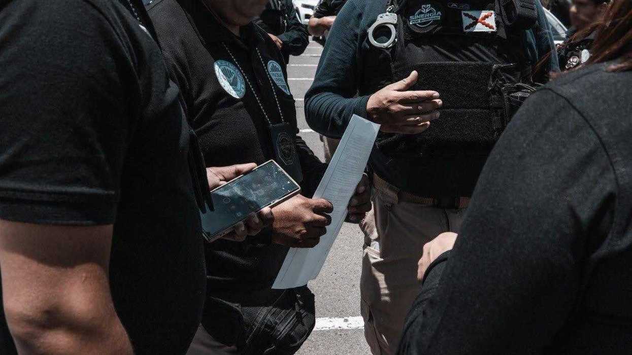Agentes participan en operativo de la Fiscalía de Querétaro como parte de las acciones de Sinergia por Querétaro.