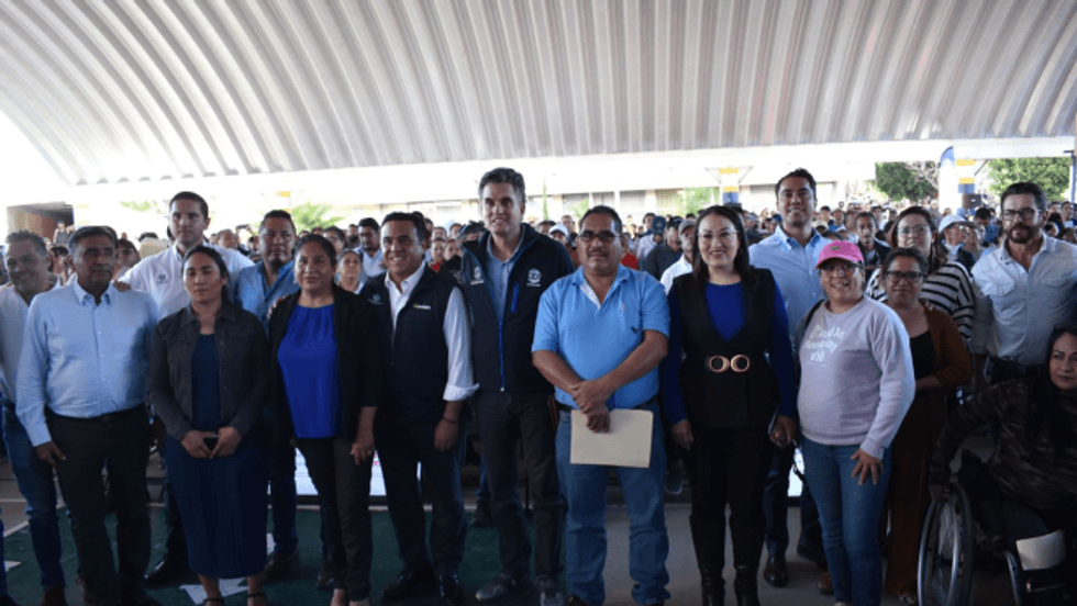 Agua potable llega a Hacienda Santa Rosa tras larga espera.