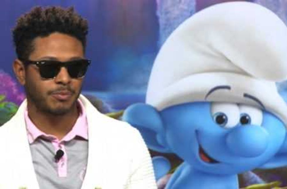 albertano presta voz ocurrencias a gargamel en los pitufos 3