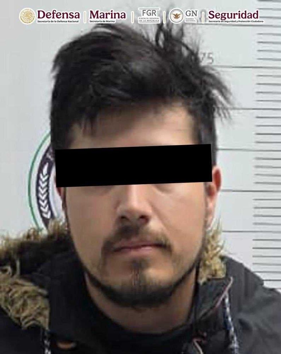 Alejandro Rosales Castillo durante operativo de captura coordinado entre autoridades mexicanas y FBI en Pachuca Hidalgo.