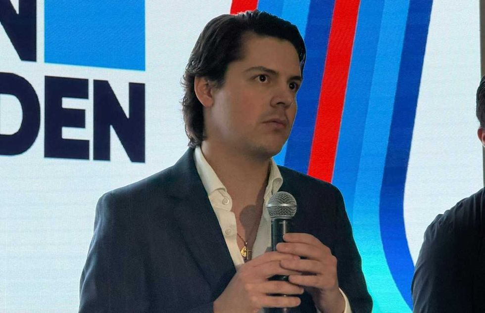 Alejandro Sterling S\u00e1nchez, secretario de Desarrollo Econ\u00f3mico, durante el anuncio de reducci\u00f3n de costos para apertura de negocios en Quer\u00e9taro.