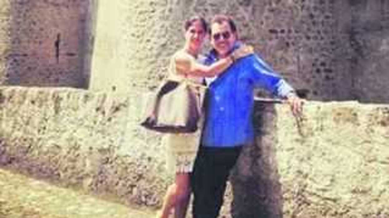 Alina Espino y Joan Sebastian.