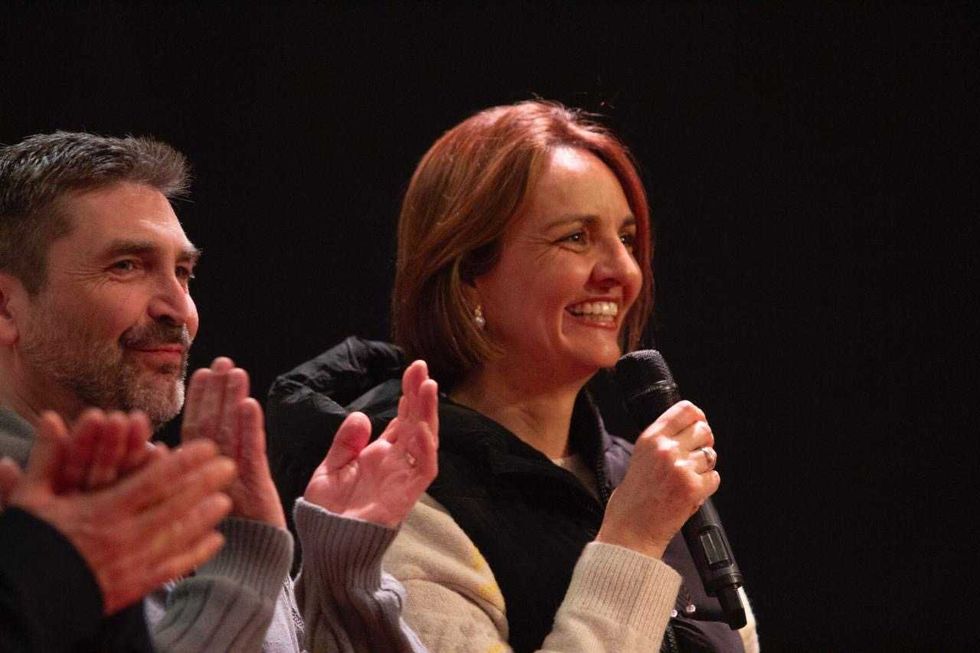 Ana Paola L\u00f3pez Birlain durante clausura de la Muestra Estatal de Teatro Quer\u00e9taro 2026