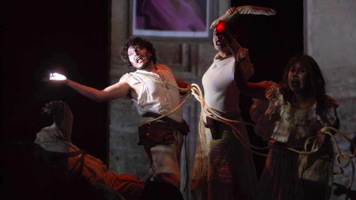 Ana Paola López Birlain durante clausura de la Muestra Estatal de Teatro Querétaro 2026