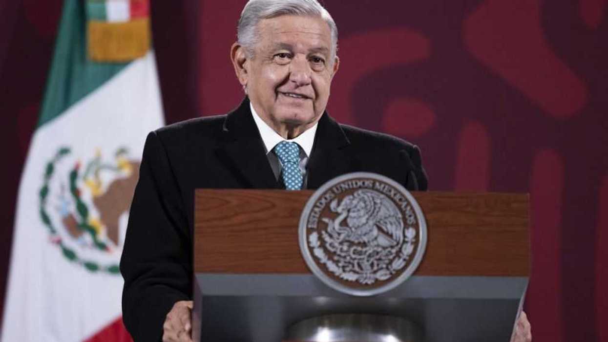 Andrés Manuel López Obrador, durante una rueda de prensa matutina en el Palacio Nacional, en Ciudad de México (México). EFE/ Presidencia De México.