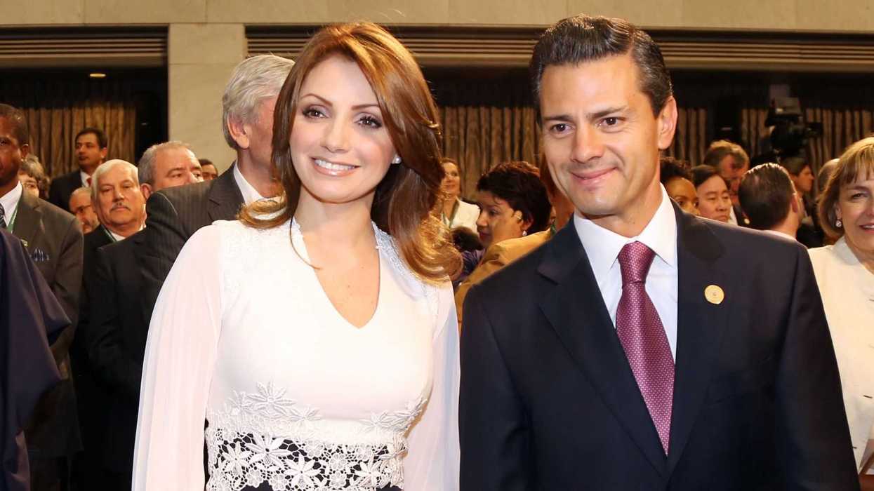 Angélica Rivera y Enrique Peña.