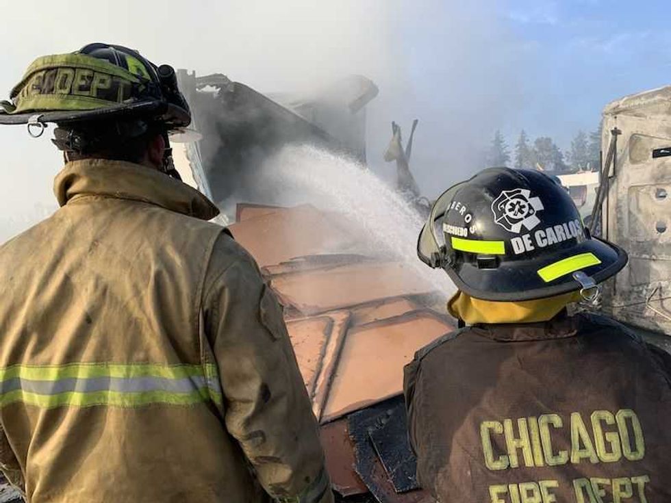 arde trailer en la autopista mexico queretaro pipa de excellence invade carril 6