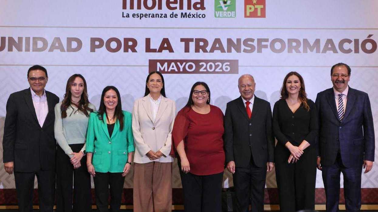 Ariadna Montiel Reyes oficializa la continuidad de la alianza Morena-PVEM-PT rumbo a las elecciones intermedias de 2027.