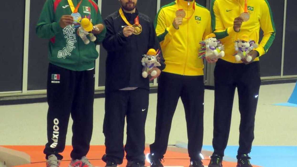 Ariff Vázquez gana plata en tenis. FOTO/NOTIMEX