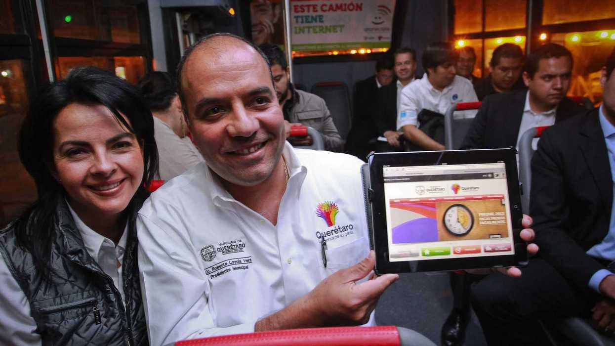 * Arranca programa "Qronéctate" con la instalación de Internet gratuito en 100 autobuses urbanos.