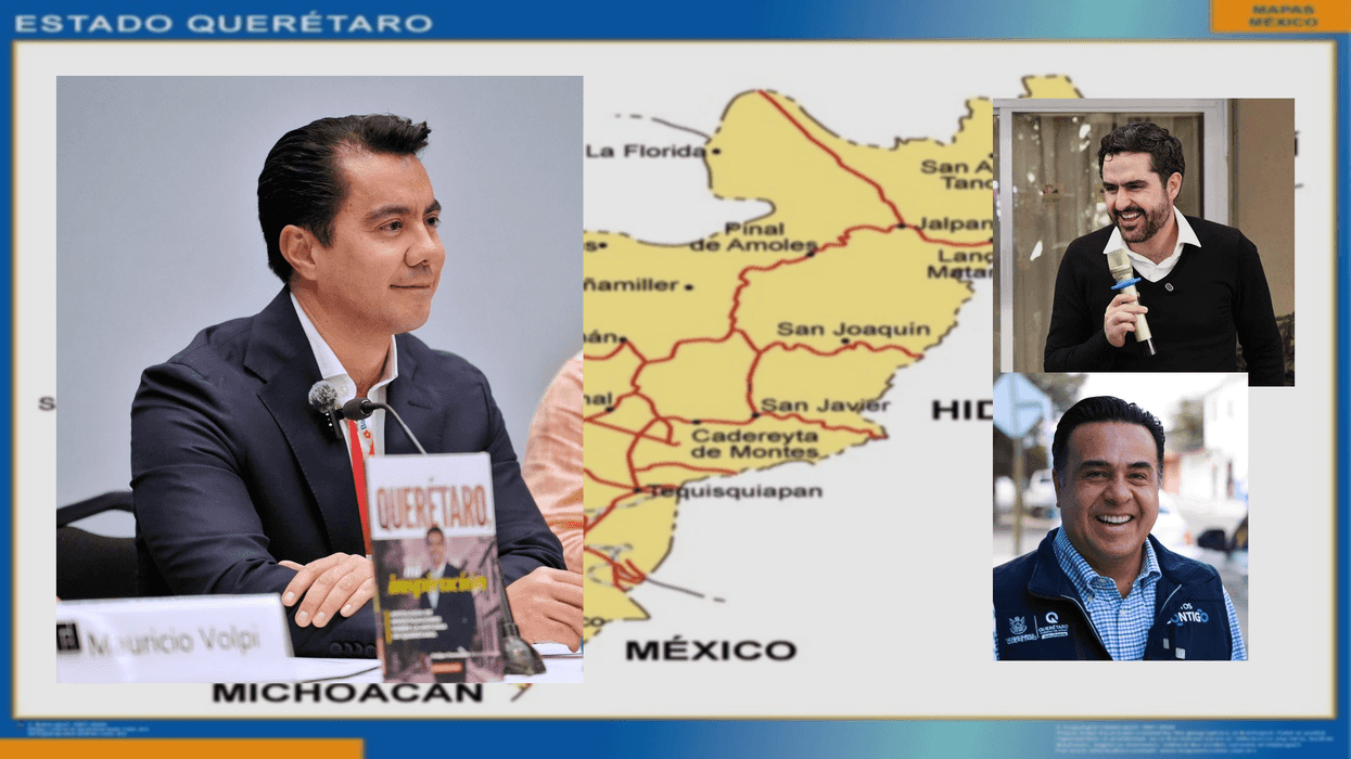 Aspirantes del PAN a la gobernatura de Querétaro 2027 Luis Nava Felifer Macías y Agustín Dorantes en evento partidista