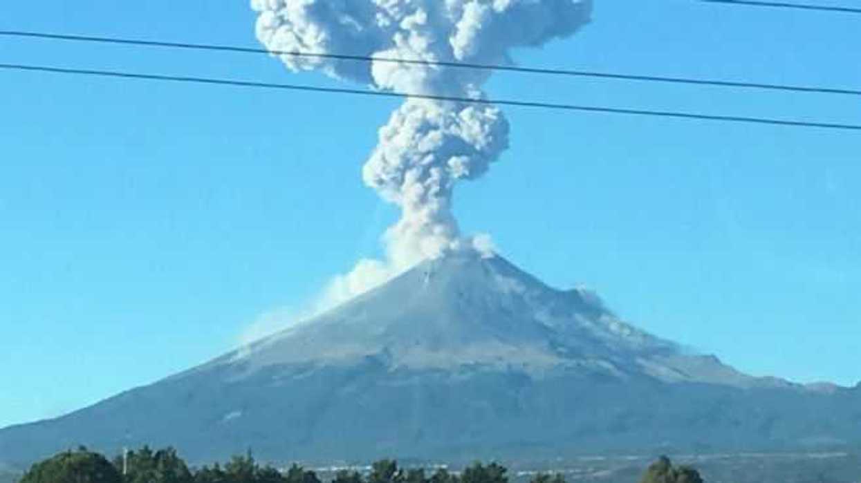 Aumenta actividad del Popocatépetl, alerta amarilla fase 2.