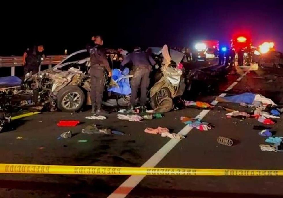 Autopista Tepic-Compostela donde murieron siete personas en accidente vial en kil\u00f3metro 23 tramo Miravalles Nayarit.