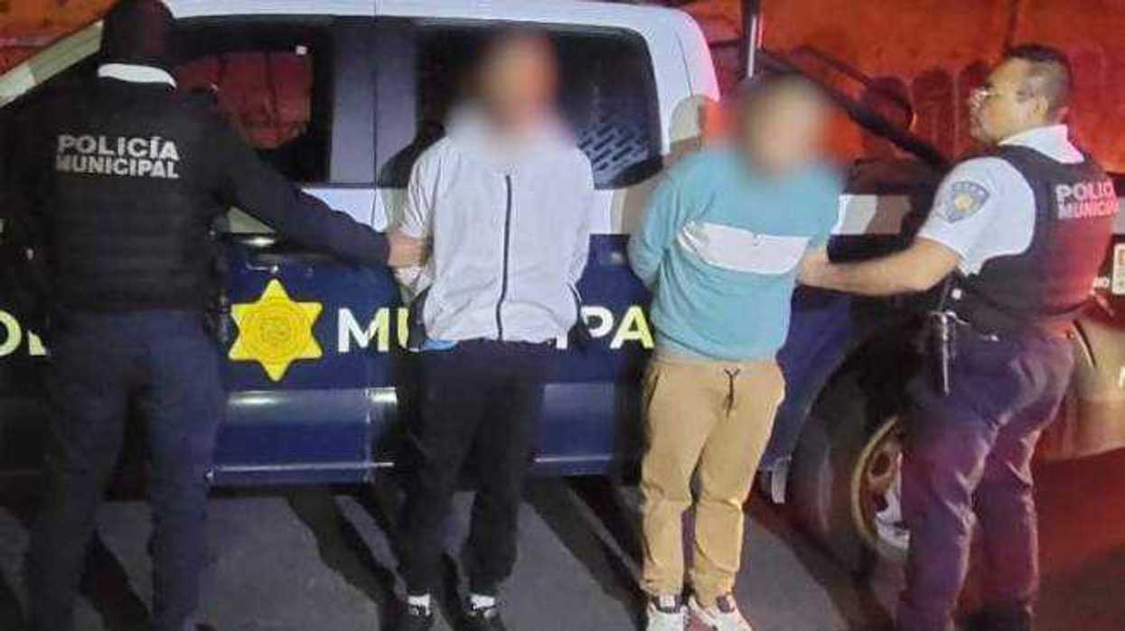 Autoridades de Querétaro durante operativo de seguridad este martes en el municipio.