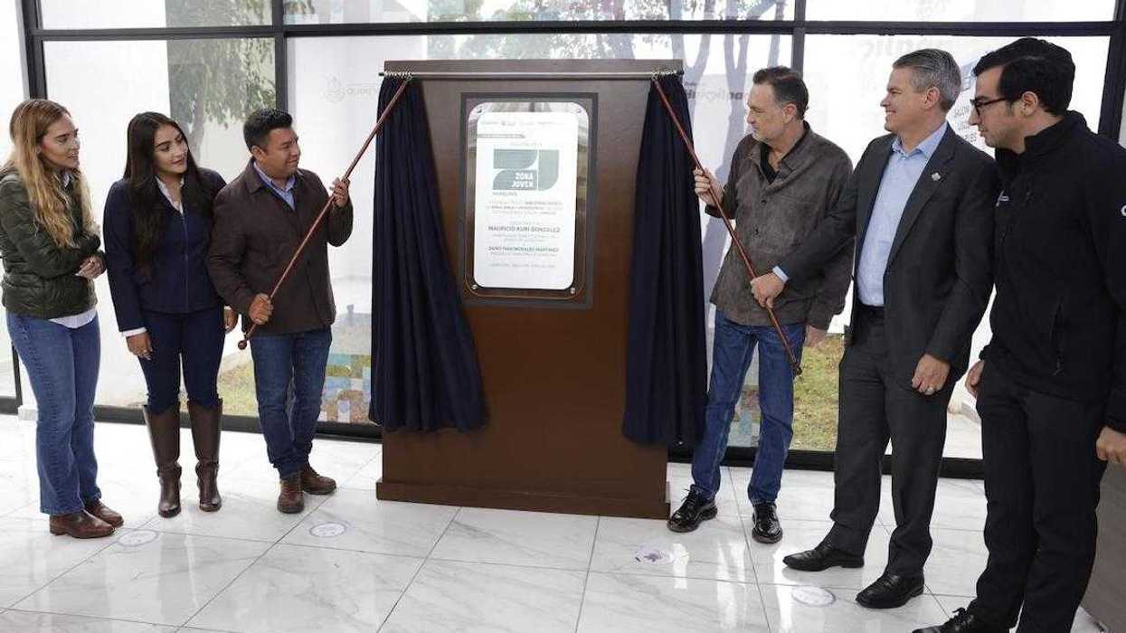 Autoridades estatales y municipales recorren las instalaciones de la Zona Joven de Huimilpan.