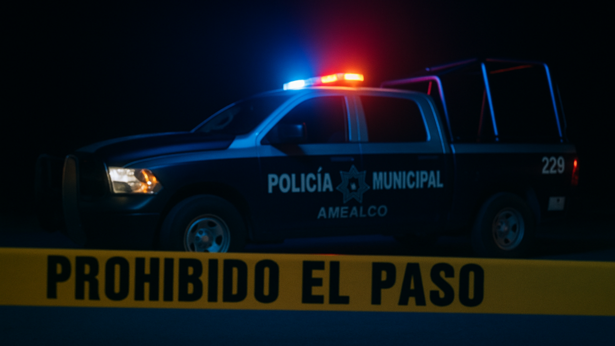 Autoridades realizan diligencias en propiedad de Jacal de La Piedad donde fue hallado el cuerpo. FOTO ESPECIAL: Rotativo de Querétaro