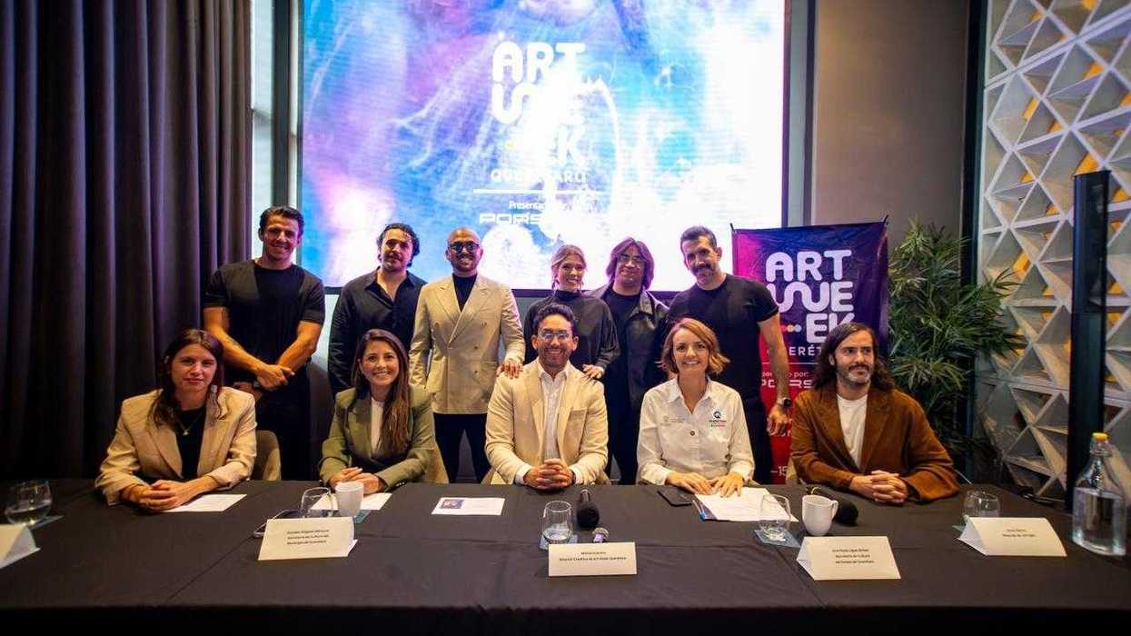 Autoridades y organizadores presentan Art Week Querétaro 2026 en rueda de prensa en Querétaro