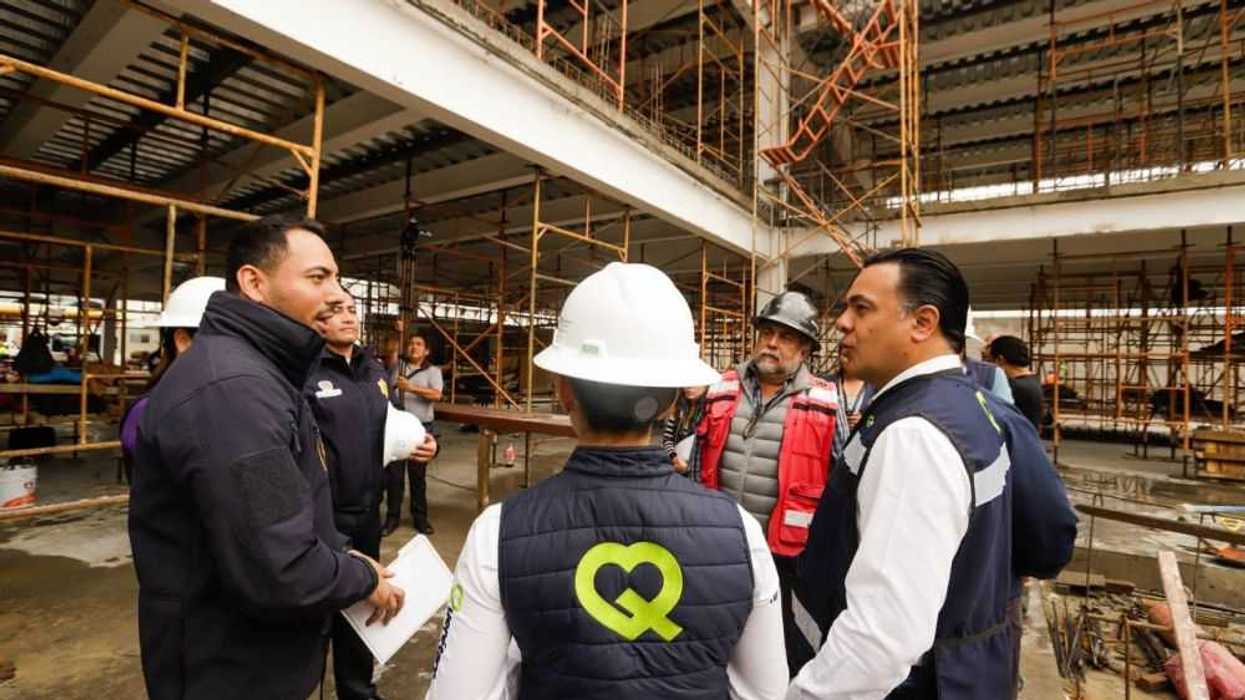 Avanza construcción de la subcomandancia del Centro Histórico en Querétaro.