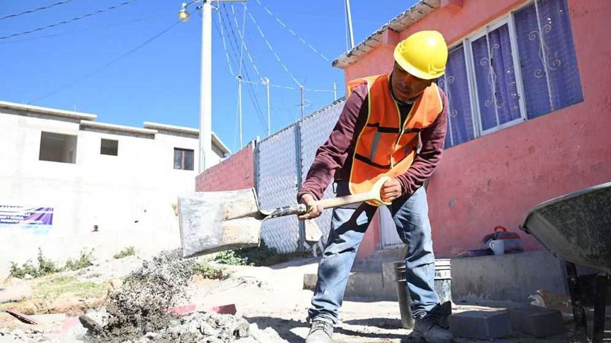 Avanzan obras de modernización de calles en Huimilpan.