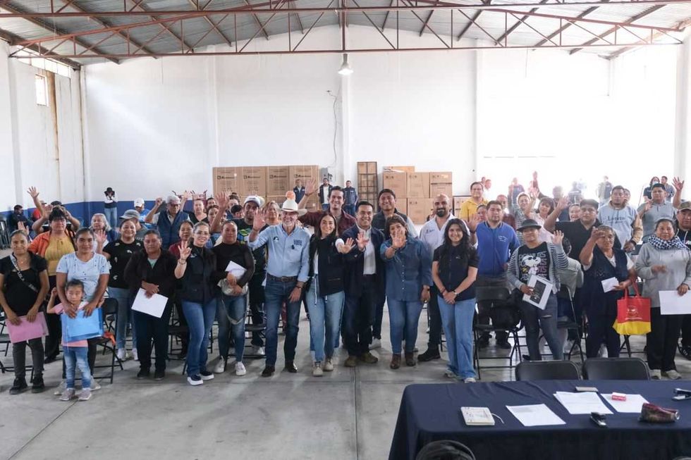 Beneficiarios reciben enseres mediante Coinversi\u00f3n Social en Pedro Escobedo