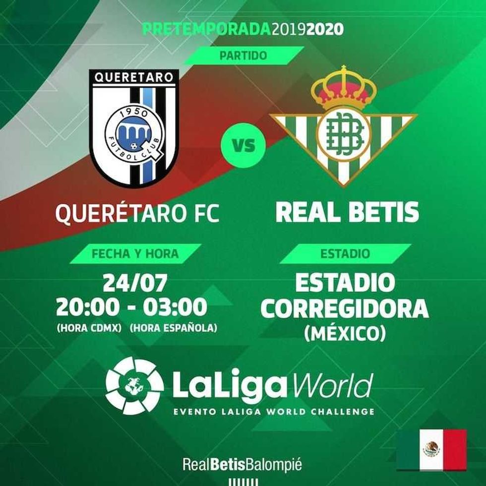 betis confirma segundo duelo amistoso en mexico contra queretaro 1