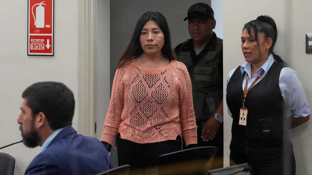Betssy Chávez enfrenta orden de prisión preventiva en Perú. AP.