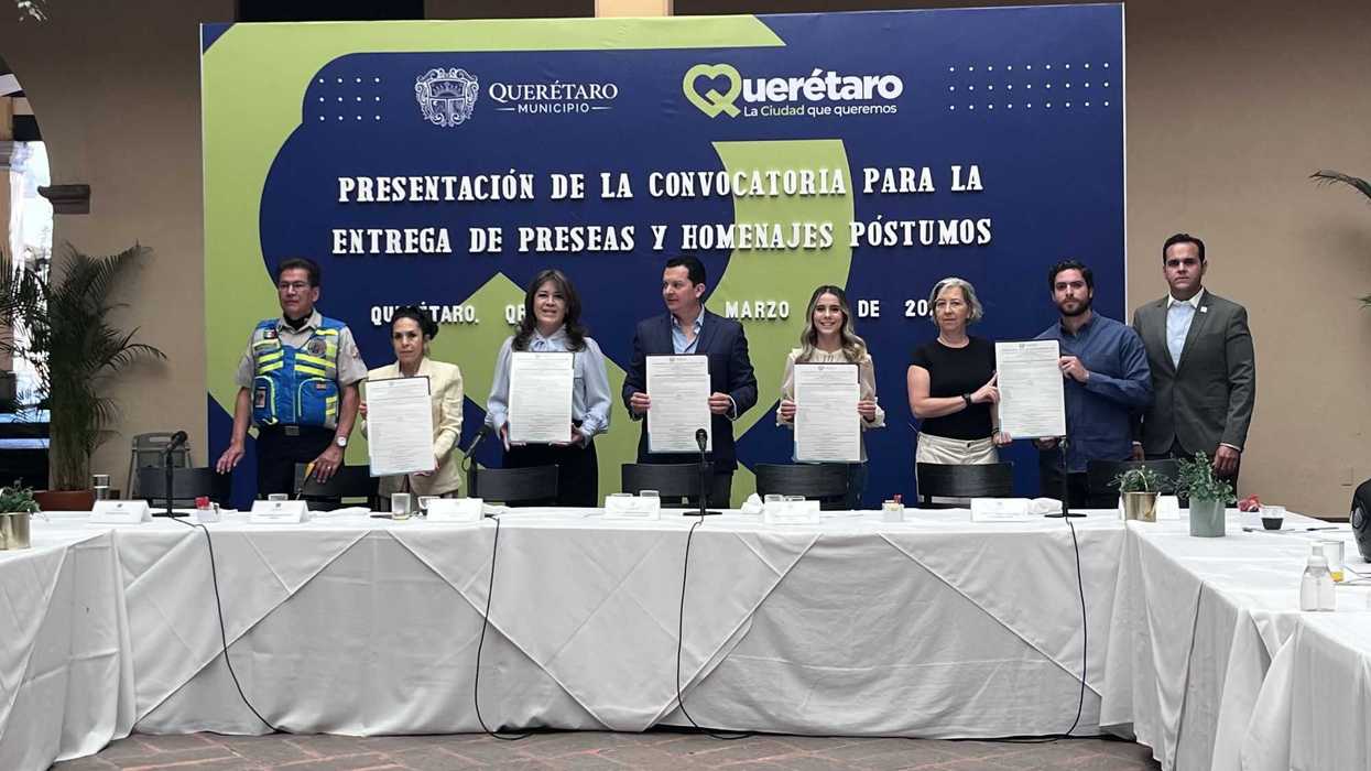 Buscan reconocer a queretanos con Preseas y Homenajes Póstumos en Querétaro capital.