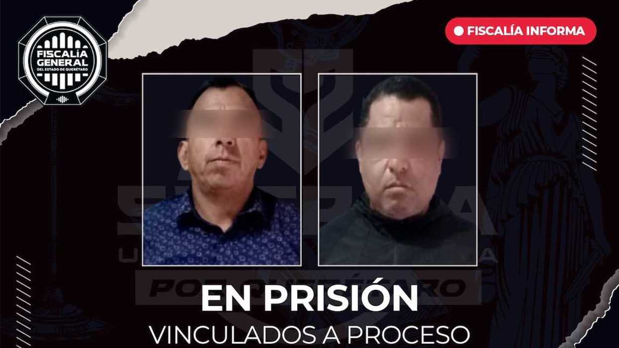 Camioneta sobre el Macrolibramiento de San Juan del Río, sitio donde dos hombres interceptaron y despojaron a un conductor bajo amenazas.