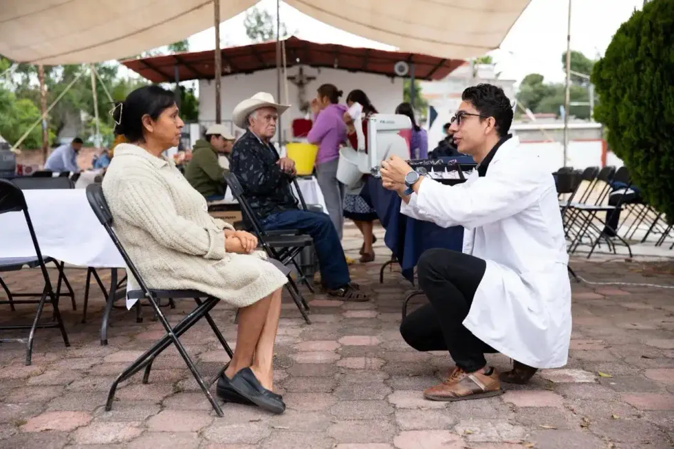 Campa\u00f1a de salud visual durante Lunes en San Javier