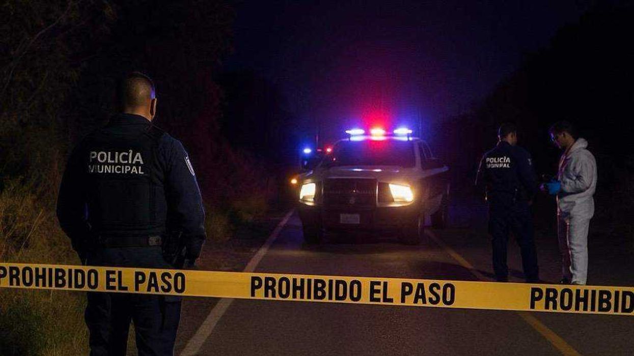 Carretera de acceso a comunidad La Fuente en Tequisquiapan donde fueron localizados restos de víctima. Foto: Especial.