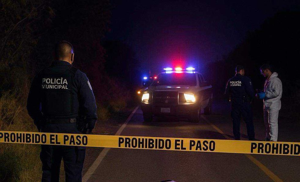 Carretera de acceso a comunidad La Fuente en Tequisquiapan donde fueron localizados restos de víctima. Foto: Especial.