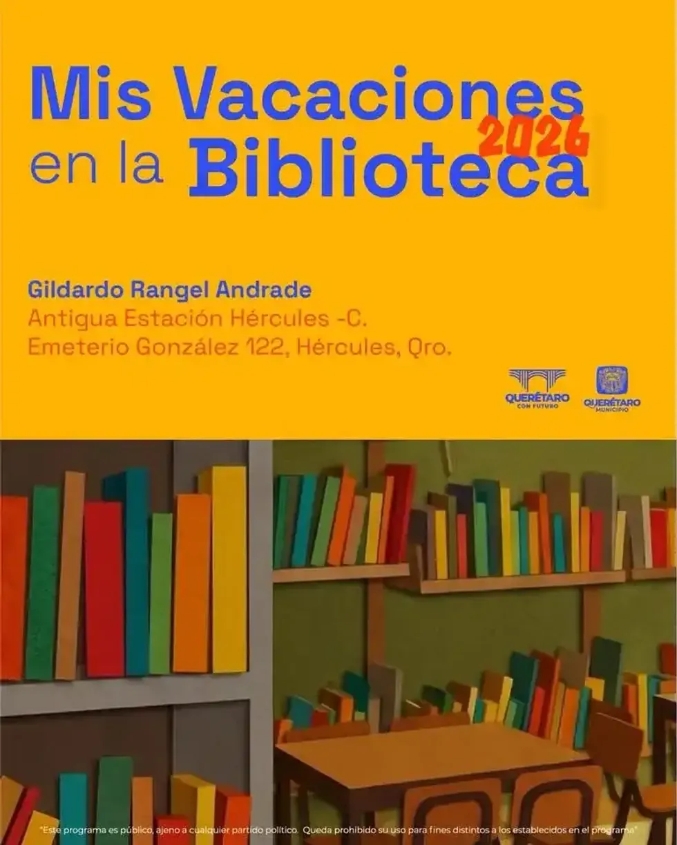 Cartel del curso de verano en la Biblioteca Gildardo Rangel Andrade