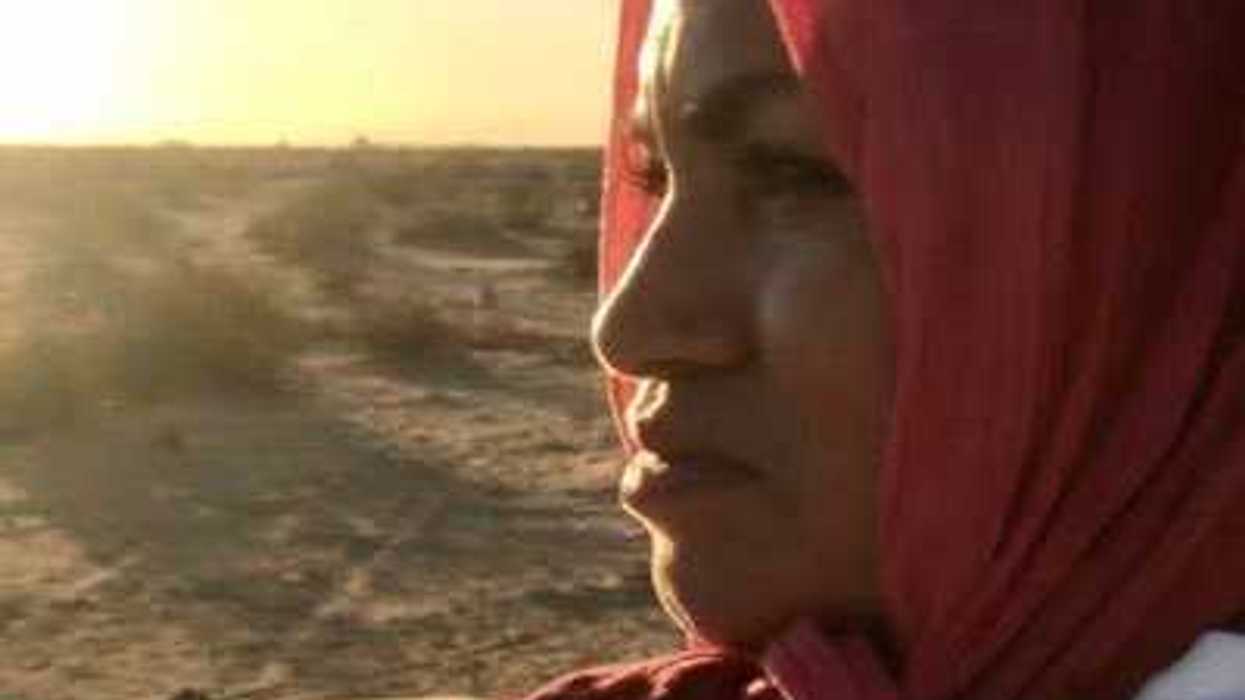 Ceci Flores fundadora Madres Buscadoras de Sonora durante jornada de búsqueda en Hermosillo