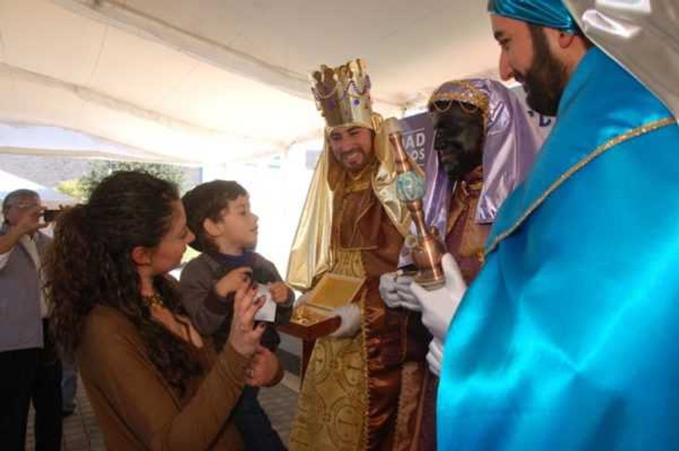 celebra centro civico queretaro la llegada los reyes magos 2